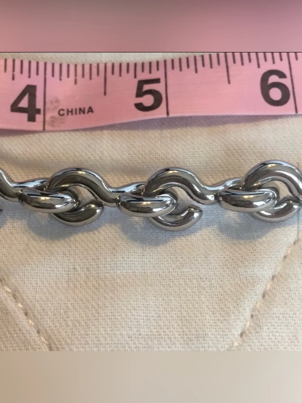 Stainless Steel Mens Two Tone Chain Link Bracelet NWT